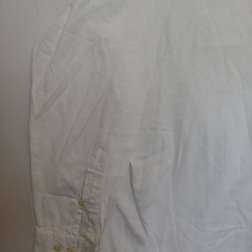 Lauren Ralph Lauren blue label white Yardmouth button shirt size 151/2 32/33 - Picture 5 of 12